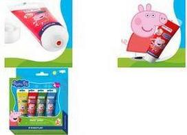 STAEDTLER Noris junior Fingermalfarben Peppa Pig 4er Etui 8814 L1 ab 2 Jahren