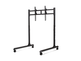 Next Level Racing Floor stand | Round Tube Freestanding Single Monitor Stand | Up to 65 " | Height adjustment, Tilt | Maximum weight (capacity) 50 kg | Black