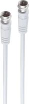 shiverpeaks BASIC-S SAT-Kabel, F-Stecker - F-Stecker, 0,2 m Farbe: weiß, 100% geschirmt, BZT-CE>100 dB, digitaltauglich, - 10 Stück (BS80092-0.2-128)