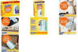 Swiffer Staubmagnet Tücher - 4er Nachfüllpackung nehmen Staub, Schmutz und Haare von allen Oberflächen auf - 1 Stück (8700216676663)