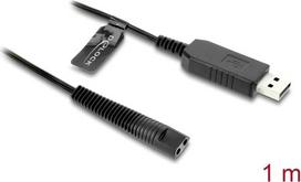 Delock USB Ladekabel 12 V fur Elektrorasierer kompatibel mit Braun Series 1 3 5 7 9 - Kabel - Digital/Daten (90980)