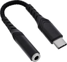 InLine® USB-C Audio Adapter auf 3,5mm Klinke, DAC, 15 cm (33054E)