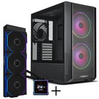 Lian Li LANCOOL 216 PC-Gehäuse Bundle + HYDROSHIFT II LCD-S 360TL AiO +  - schwarz