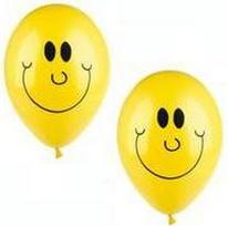 PAPSTAR Luftballons Sunny, gelb aus Latex, Umfang: 800 mm, Durchmesser: 250 mm, - 1 Stück (19463)