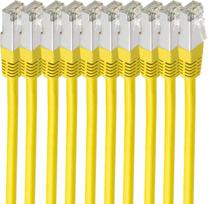 shiverpeaks BS75711-HY-SET-10. Kabellänge: 1 m, Kabelstandard: Cat6, Kabelschirmung: S/FTP (S-STP), Anschluss 1: RJ-45, Anschluss 2: RJ-45, Steckerverbindergeschlecht: Männlich/Männlich, Beschichtung Steckerkontakte: Gold (BS75711-HY-SET-10)