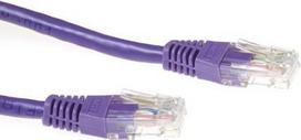 ACT CAT6A UTP 10m 10m Cat6a U/UTP (UTP) Violett Netzwerkkabel (IB6610)