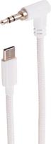 shiverpeaks ®--Audiokabel, 3.5mm Winkel-gerade Stecker, analog, weiß, 3m (BS14-08046)