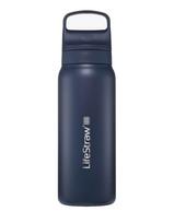 Butelka z filtrem Lifestraw Go 2.0 Stainless Steel Water Filter 24 oz (710 ml) - aegean sea