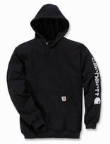 Carhartt Mid Sig Sleeve Logo Sweatshirt Black