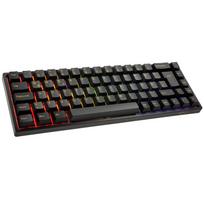 AKKO 3068B Plus Black&Gold Wireless Gaming Tastatur, mechanisch, RGB - V3 Cream Yellow, ISO (DE), schwarz