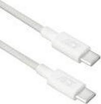 ACT USB 2.0 60W charging/data cable USB-C to USB-C, white, 2 meters (AC3081)