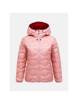 Kurtka damska puchowa PEAK PERFORMANCE W Helium Down Hood Jacket kolor rĂłĹĽowy - M