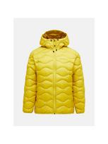 Kurtka puchowa mÄ™ska PEAK PERFORMANCE M Helium Down Hood Jacket kolor ĹĽĂłĹ‚ty - M