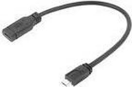 ACT USB Type-C? female to USB micro B 2.0 male adapter cable 0.2m (AC7464)