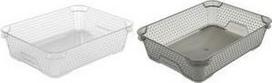 keeeper Stapelkörbchen mirko, DIN A5, crystal-grey Maße: (B)200 x (T)265 x (H)70 mm, Anti-Haft-Oberfläche - 1 Stück (1037282700000)
