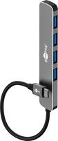 Goobay 79157 - USB-C 3.2 Hub 4 Port 5Gbit/s 4x USB-A 3.2 - Digital/Daten (79157)
