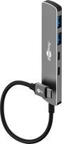 Goobay Slim 4-Port USB-Hub USB-C auf/USB-A 5Gbit/s - -Stecker USB 3.2> (79159)