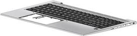 HP - Ersatztastatur Notebook - mit Zeigestock, ClickPad - hinterleuchtet - Französisch - mit obere Abdeckung - für EliteBook 850 G8 (M35816-051)