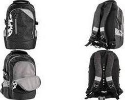 EBERHARD FABER Schulrucksack X-Style pro, grau/schwarz für Kinder/Teenager von 9 - 16 Jahren, aus Polyester, - 1 Stück (577642)