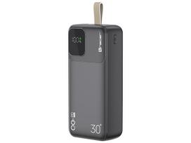 Tracer 47824 Prime-V3 30000mAh QC22.5W+PD20W Power Bank, Black