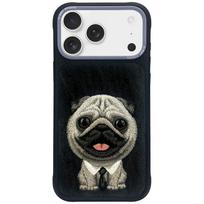 Nimmy Big Eyed Pet 2.0 Dog dėklas skirtas iPhone 17 Pro - Juoda