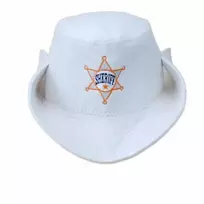 Pirties kepurė - Šerifo, balta