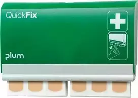 Pleistrų laikiklis + 90 pleistrų PLUM QuickFix Textile