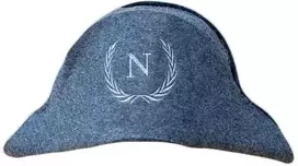 Pirties kepurė - Napoleono, pilka