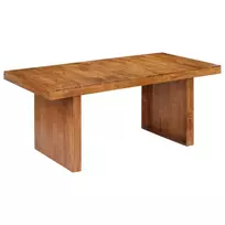 Valgomojo stalas, 180x90x75 cm, akacijos medienos masyvas