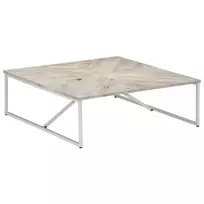 Kavos staliukas, 110x110x36cm, mango medienos masyvas