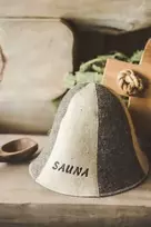 Namu Tekstile Pirties kepurė - SAUNA, dryžuota