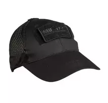 Mil-Tec Taktinė kepurė su Velcro ir tinkleliu, JUODA
