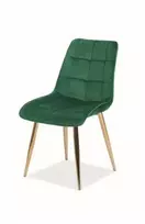 Signal Meble Kėdė CHIC VELVET AUKSAS