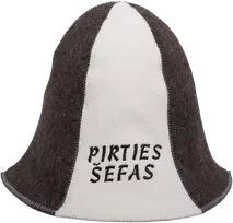 Namu Tekstile Pirties kepurė - PIRTIES ŠEFAS, dryžuota