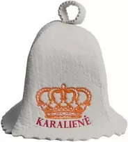 Pirties kepurė - KARALIENĖ, balta
