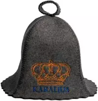 Pirties kepurė - KARALIUS, pilka
