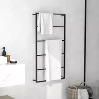 Rankšluosčių kabykla, juodos spalvos, 60x10x116cm, plienas