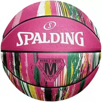 Krepšinio kamuolys Spalding Marble rožinė 84402Z (7)