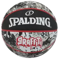 KREPŠINIO KAMUOLYS SPALDING Raudonas GRAFFITI (7 DYDIS)