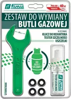 FAMAS Rinkinys dujų baliono keitimui (raktas + testeris + sandarikliai)