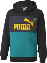 Puma Džemperis Paaugliams Ess Block Hoodie Juodas Žalias Mėlyna 849081 27