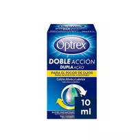Optrex Doble Acción Sudirgusių akių lašai 10ml