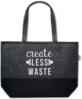 Eko-veltinio pirkinių krepšys "Create less waste"