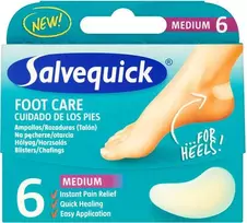 Salvequick Letonai Salvequick Hidrokoloidinių pėdų apsauga vidutiniškai 6vnt.