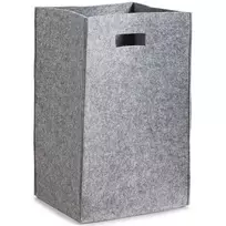 Felt laundry basket - color pilkas, 35 x 30 x 55 cm, ZELLER