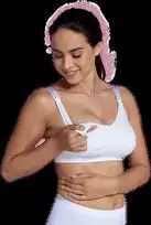Carriwell besiūlė liemenėlė maitinančioms su įdėklais (balta) / Padded Nursing