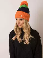 Kepurė Rue Paris Cap-JK-CZ-18.59-tamsiai oranžinė