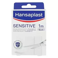 "Hansaplast" tvarsčiai "Med Sensitive Strip" 1x6