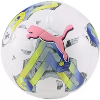 Futbolo kamuolys Puma Orbita 5 Hybrid Lite balta ir-zielono-rožinė 290 83785 01 (5)
