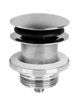 McAlpine Automatinis klik-klak kamštis 5/4'' didelis chromuotas (CWP60-CB)
